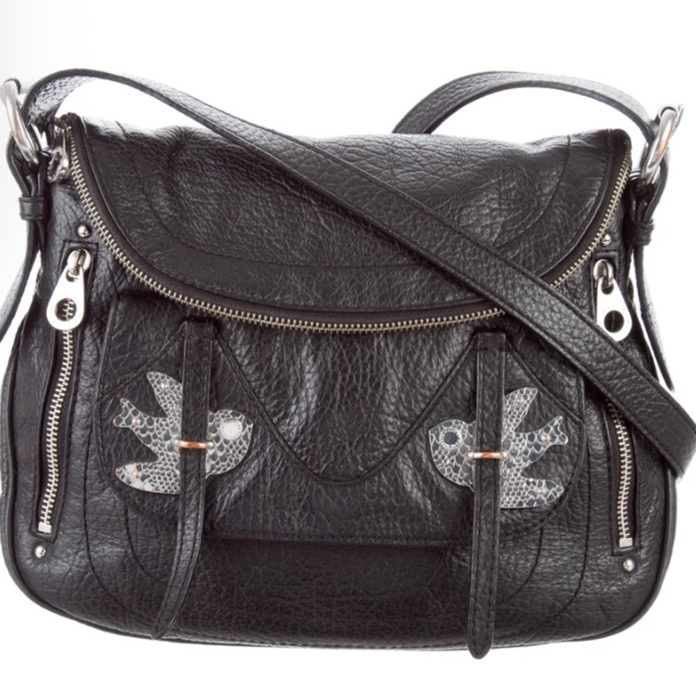 Marc Jacobs Black Crossbody Bag with Bird Details